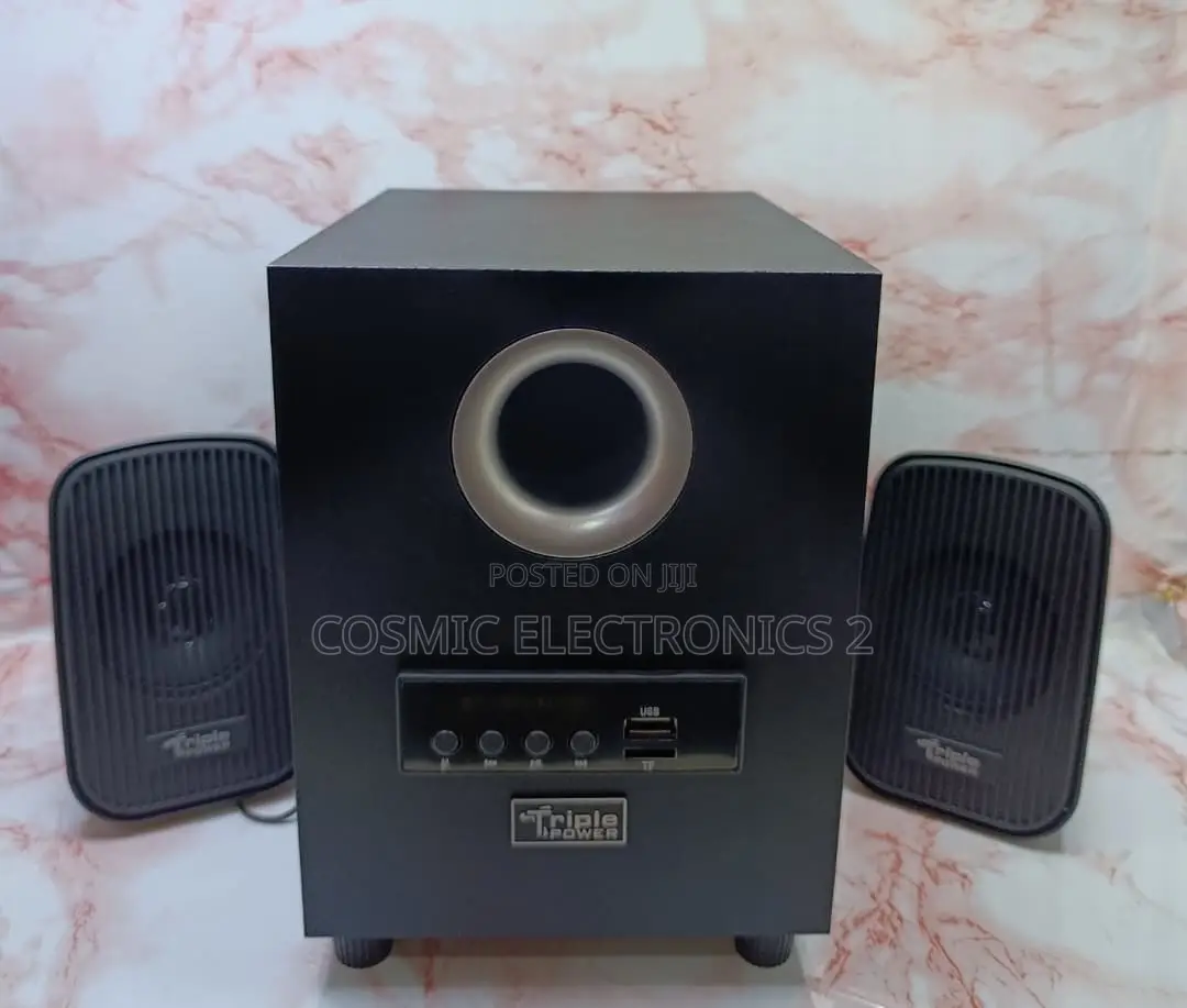 Triple Power C10 LED Display Multimedia Speaker With 5W Bass USB
