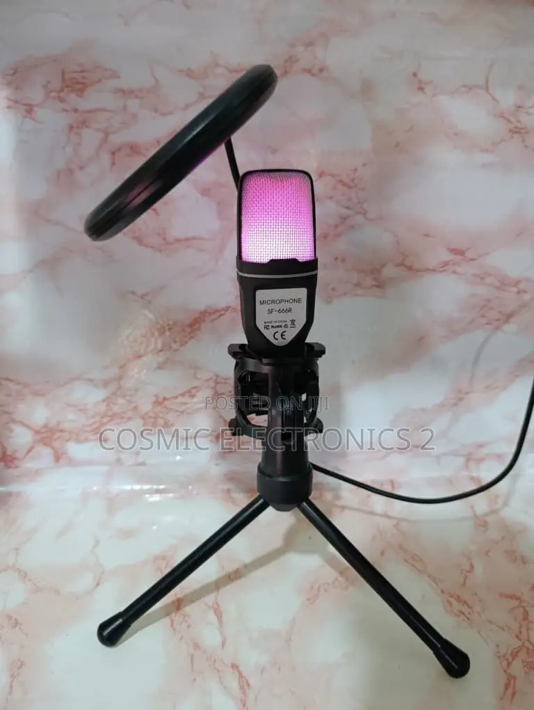 Yanmai RGB USB Gaming Condenser Microphone With Omnidirectional Pick