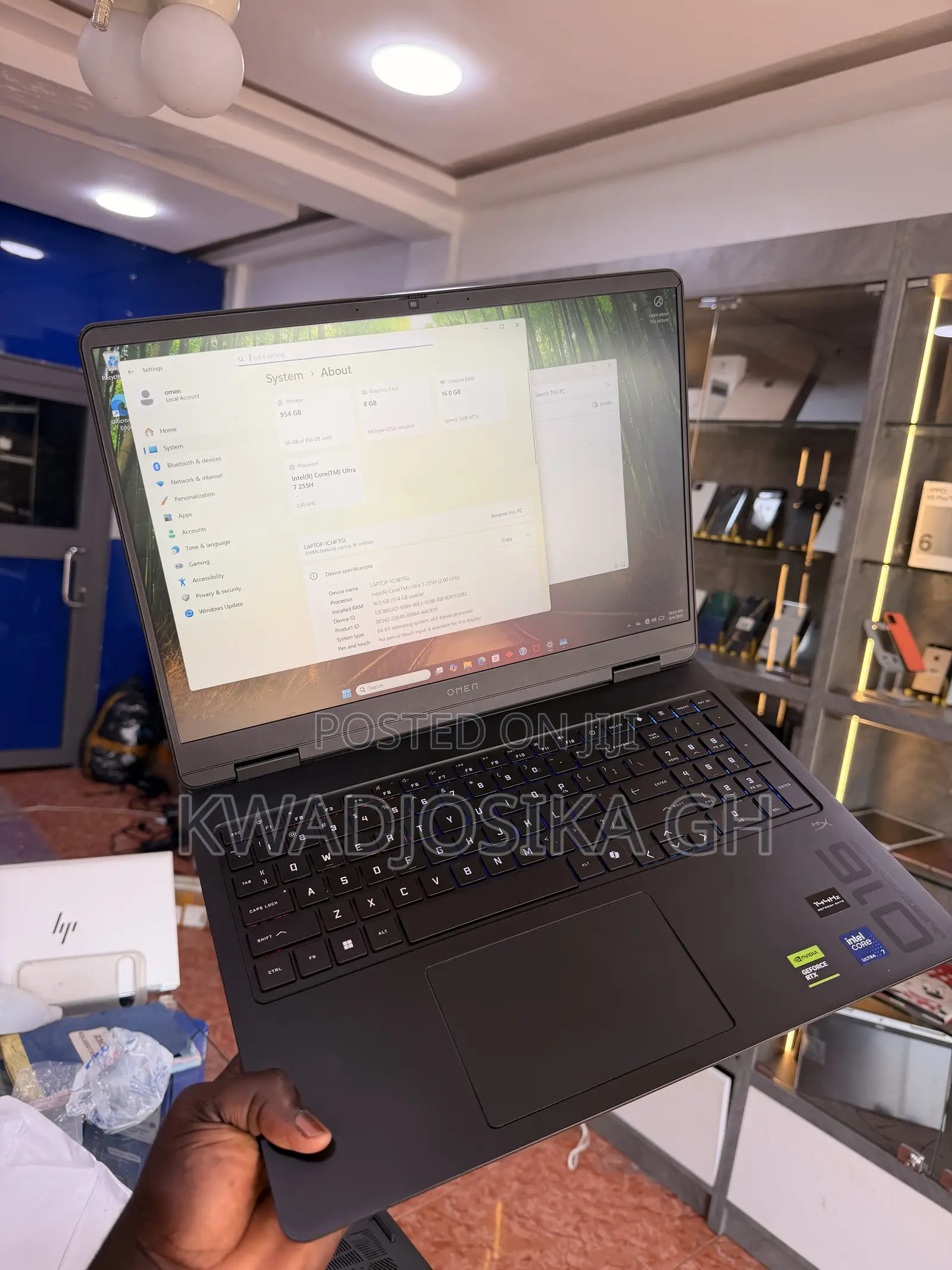 Laptop HP Omen 16 16GB Intel Core Ultra 7 SSD 1T