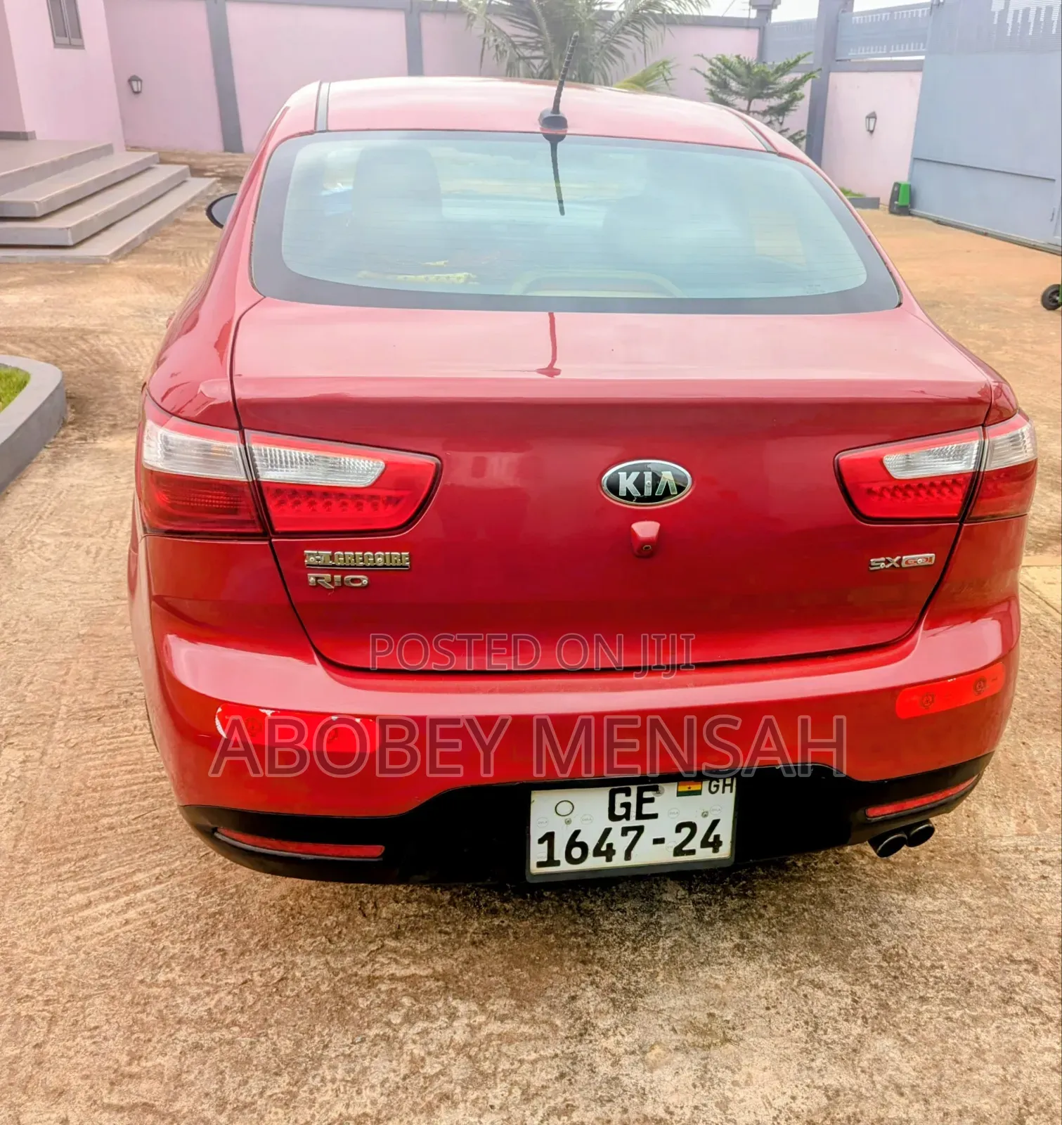 Kia Rio 2014 Red