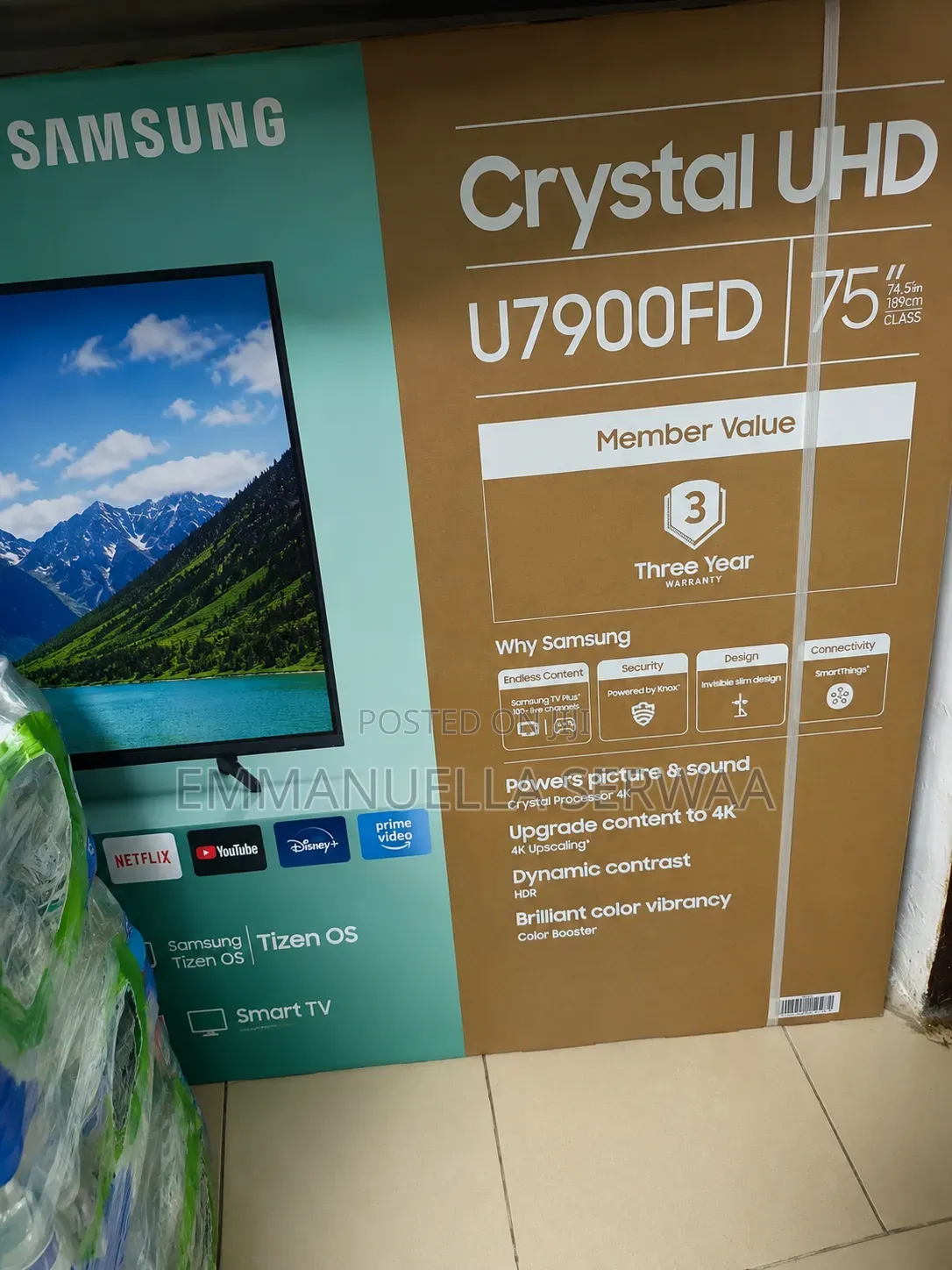 Samsung 65" Crystal UHD Smart TV U7900FD (2025 Model)