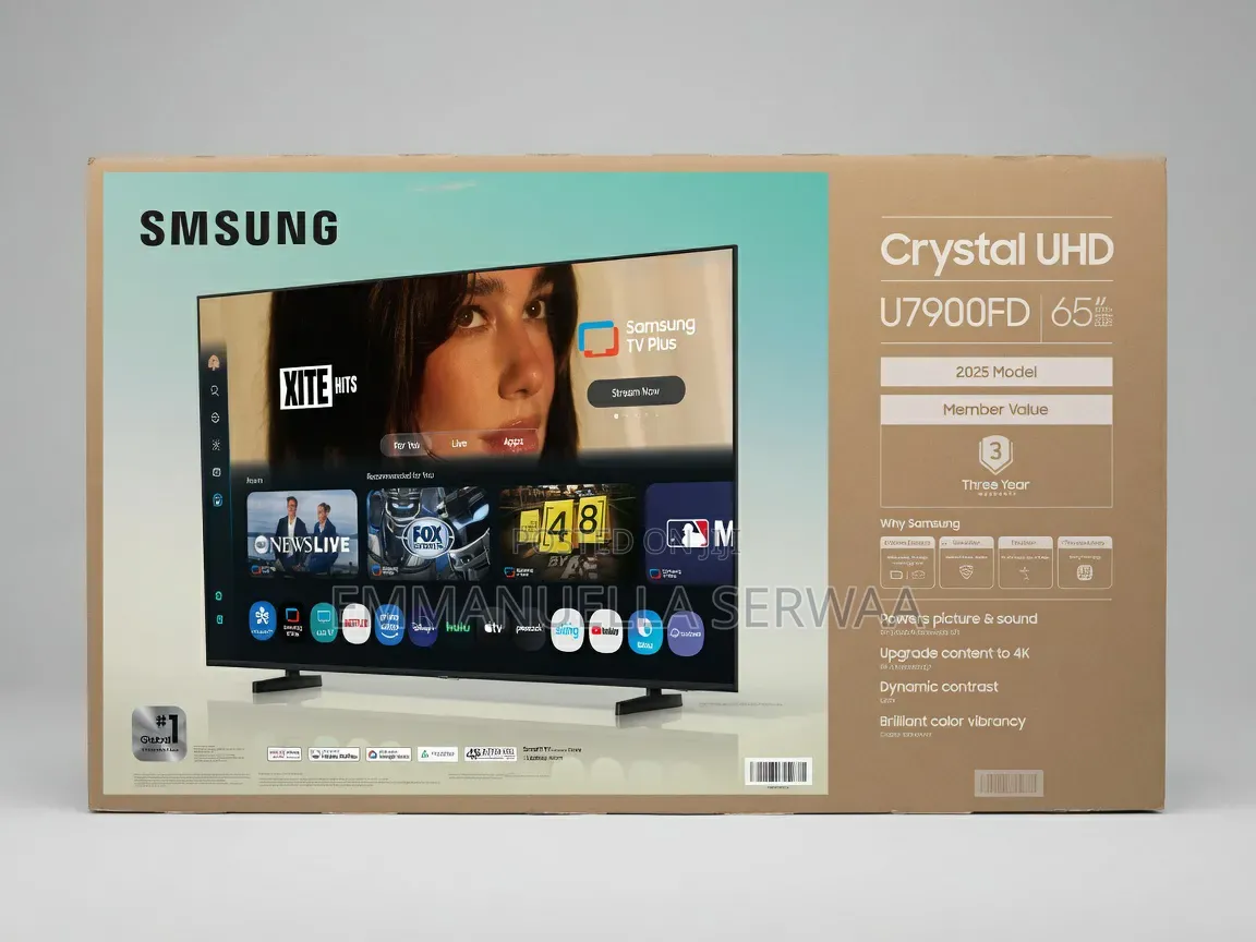Samsung 65" Crystal UHD Smart TV U7900FD (2025 Model)
