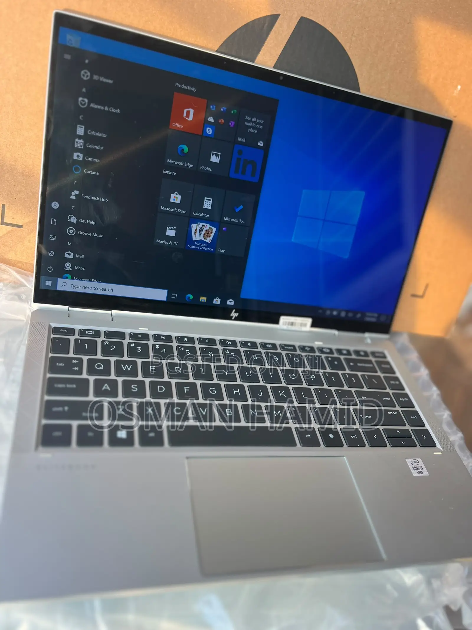 New Laptop HP EliteBook x360 1040 G7 16GB Intel Core i5 SSD 256GB