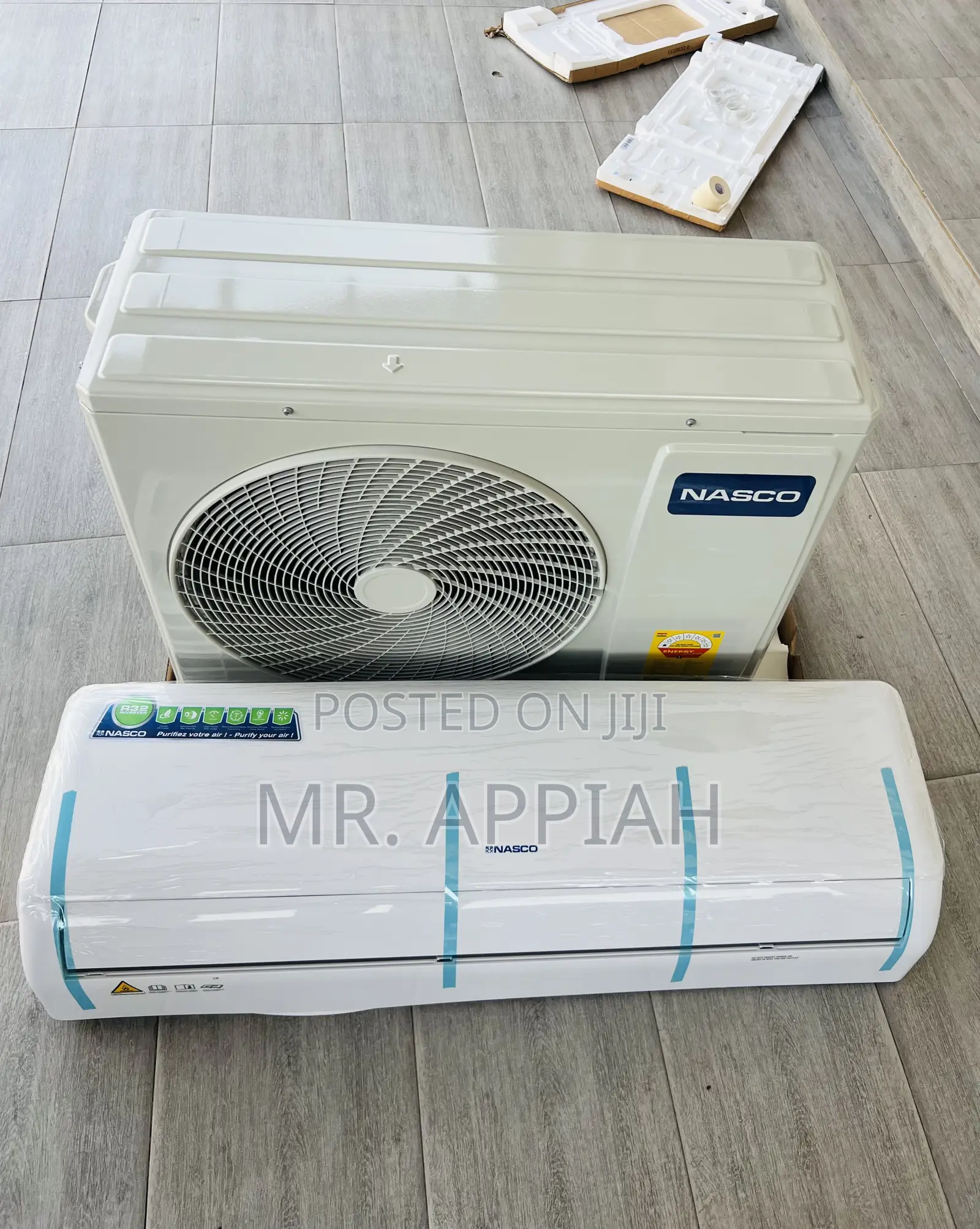 Effortless Cooling Nasco 2.5hp Dual Inverter AC(Remote Control).