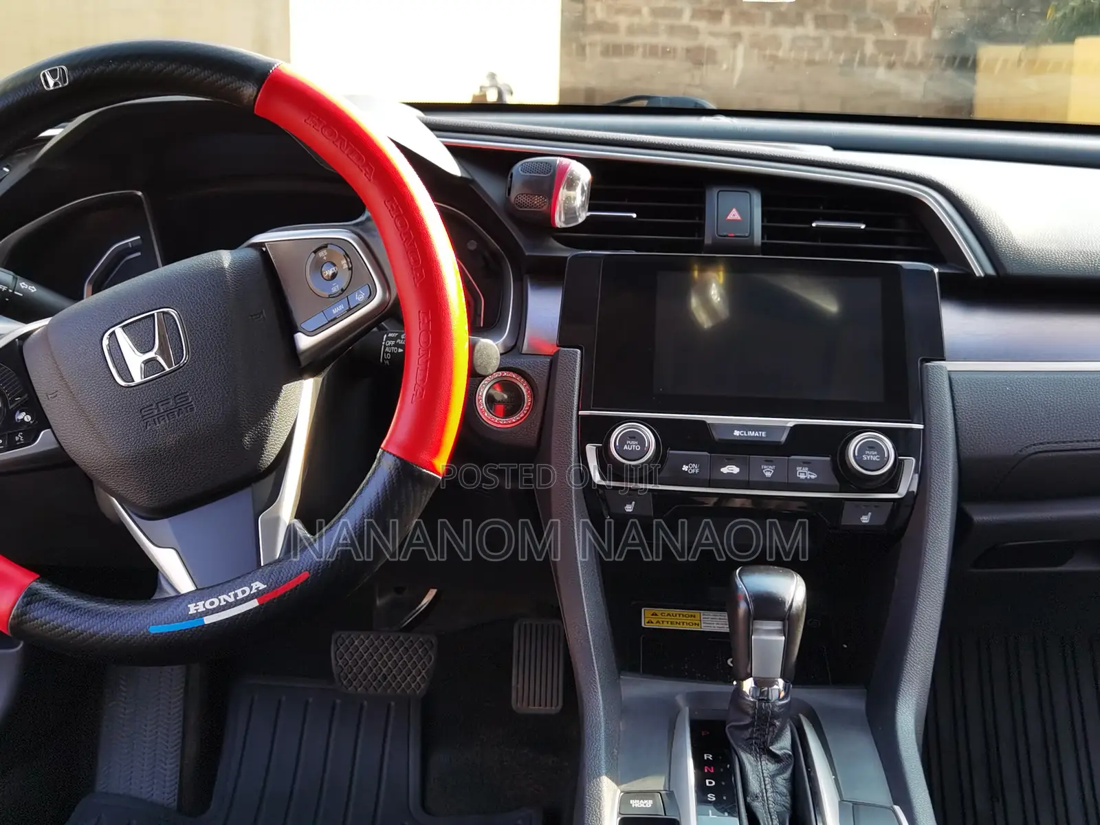 Honda Civic Touring Sedan 2018 Gray