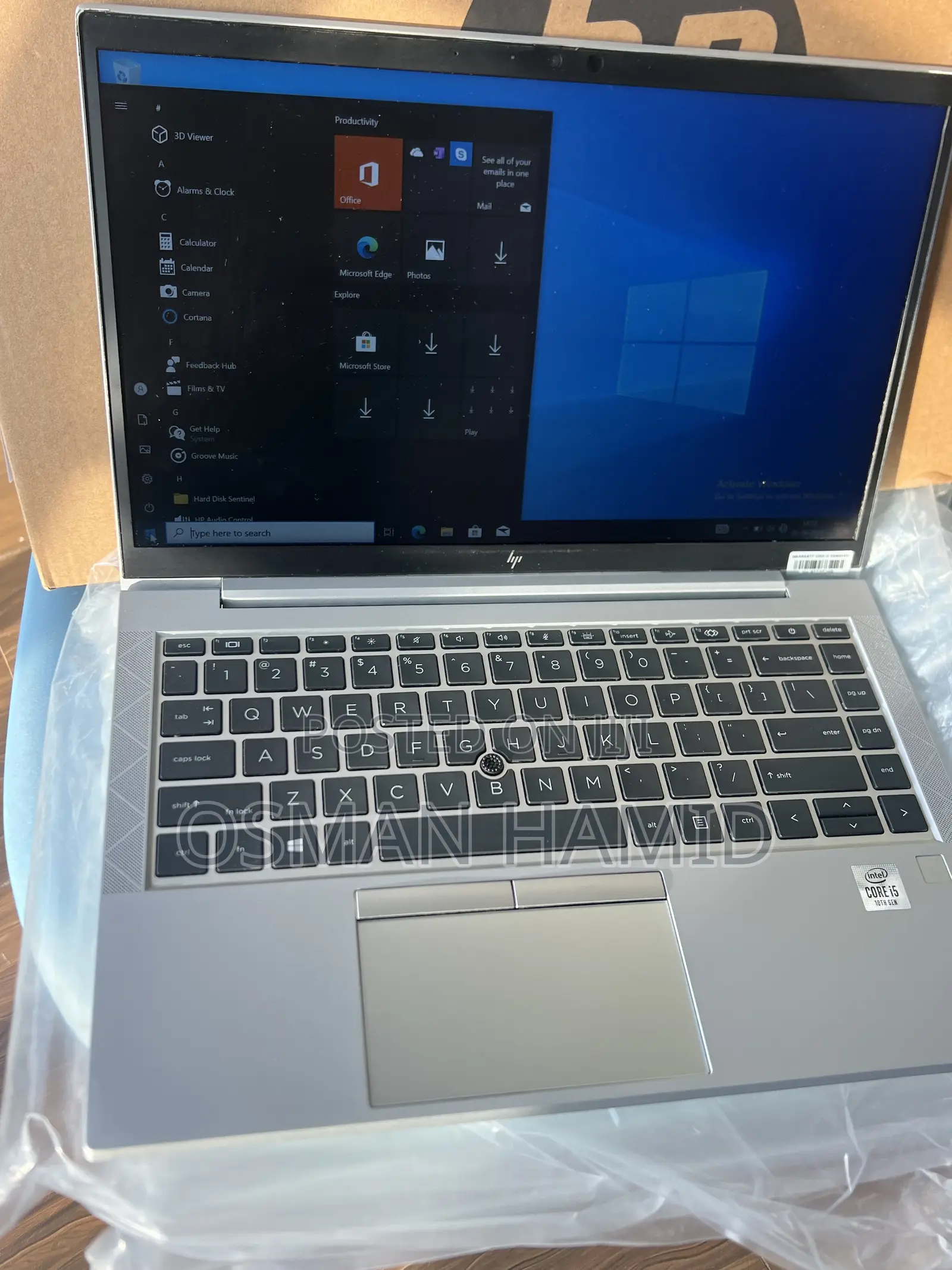 New Laptop HP EliteBook 840 G7 8GB Intel Core i5 SSD 256GB