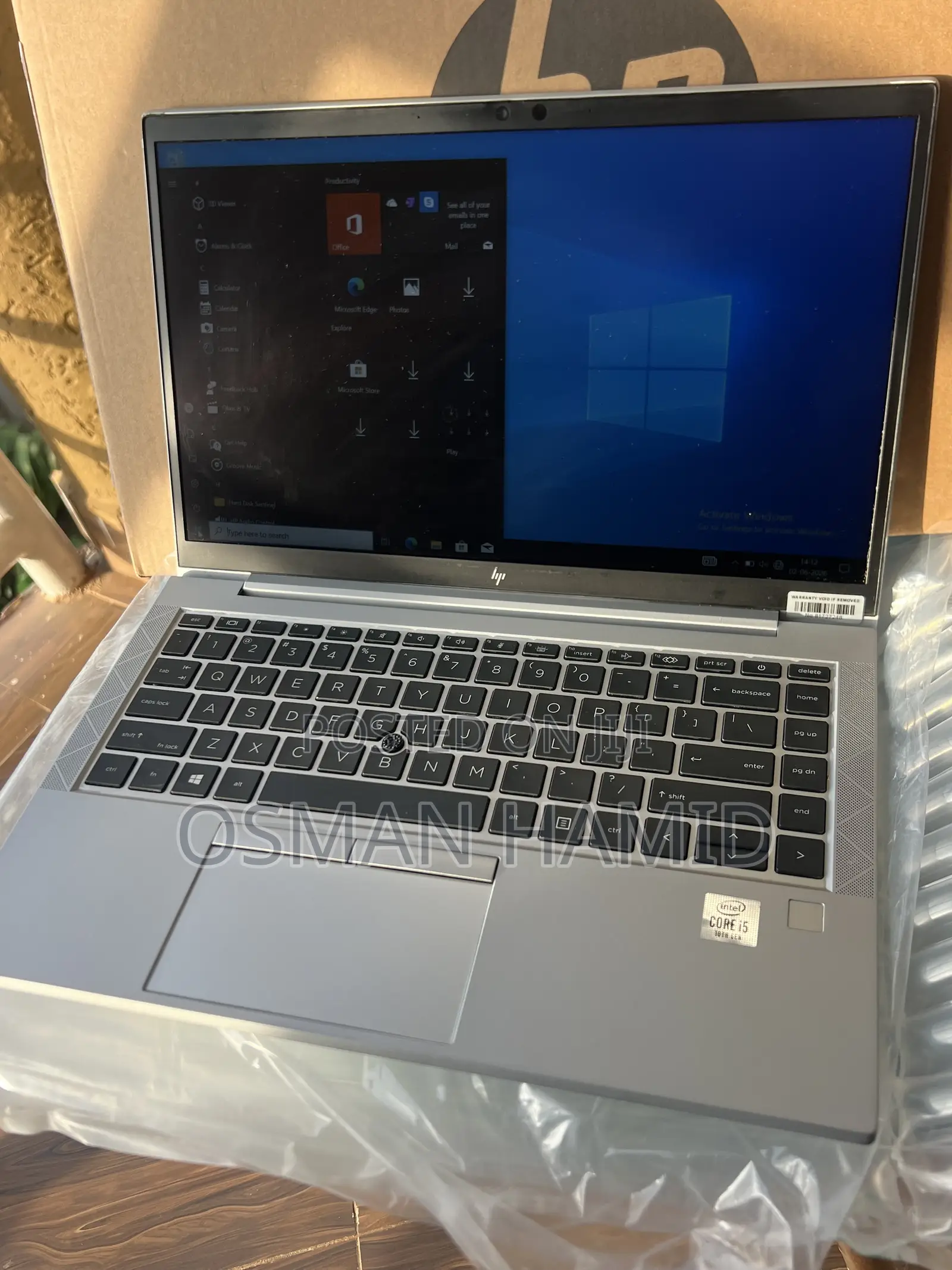 New Laptop HP EliteBook 840 G7 8GB Intel Core i5 SSD 256GB