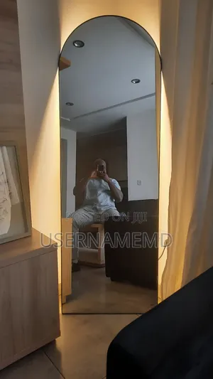 Warm Light Led Mirror and Console