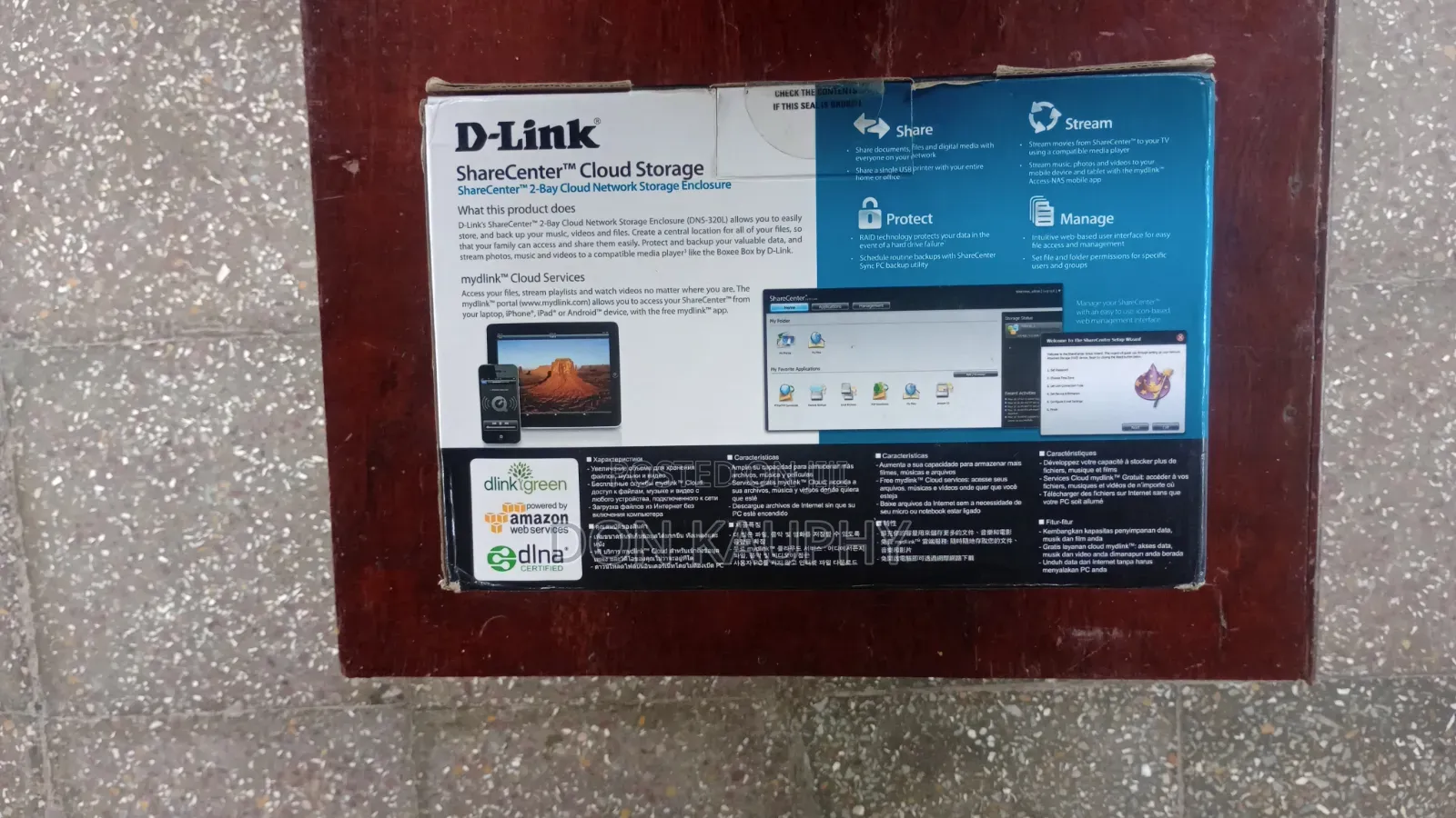 D Link Share Center 2-Bay Cloud Network Storage Enclosure