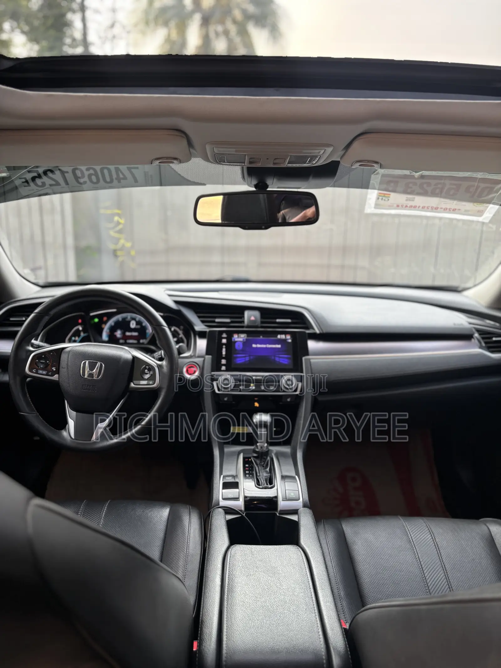 Honda Civic Touring 4dr Sedan (1.5L 4cyl) 2017 Black
