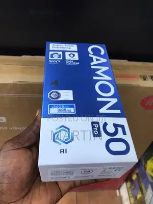 New Tecno Camon 50 Pro 256 GB Black