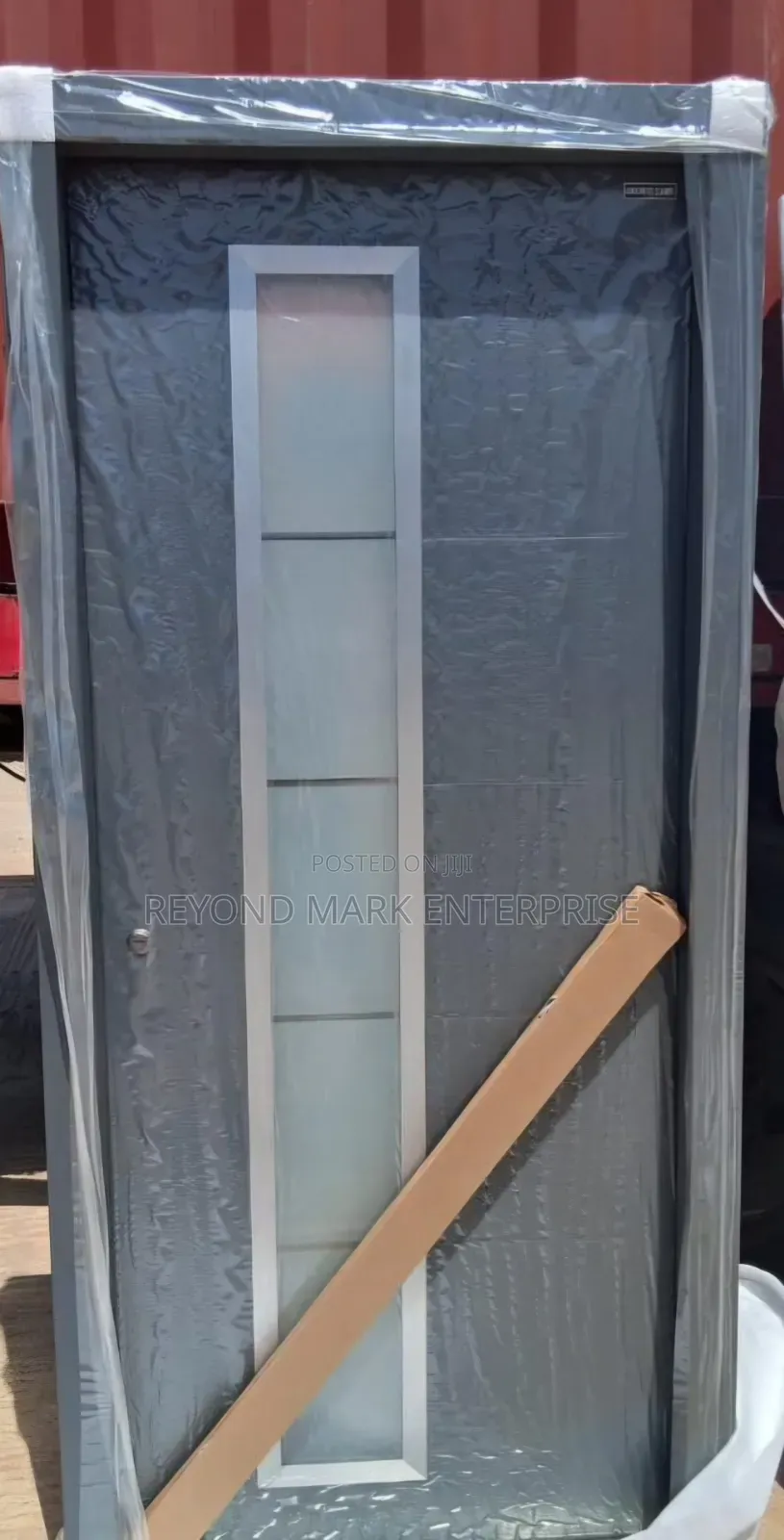 Security Door Full Metal With Glass