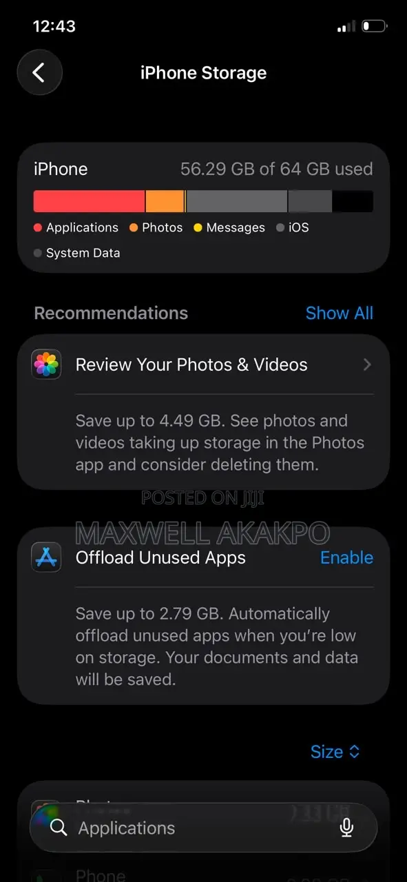 Apple iPhone 12 64 GB Black