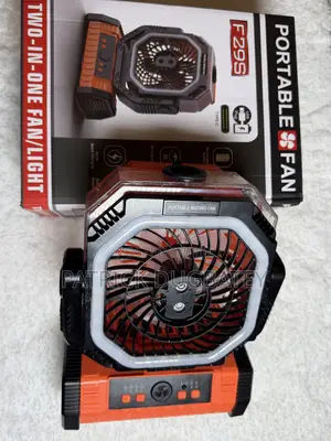 Portable Fan , Two in One Fan/Light ,(Chargeable )