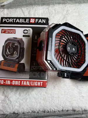 Portable Fan , Two in One Fan/Light ,(Chargeable )