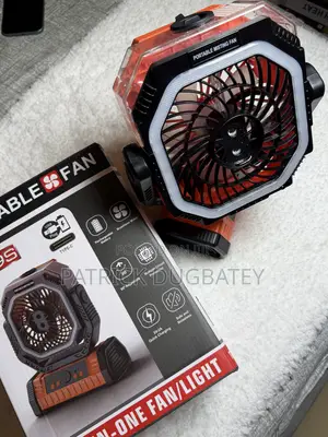 Portable Fan , Two in One Fan/Light ,(Chargeable )