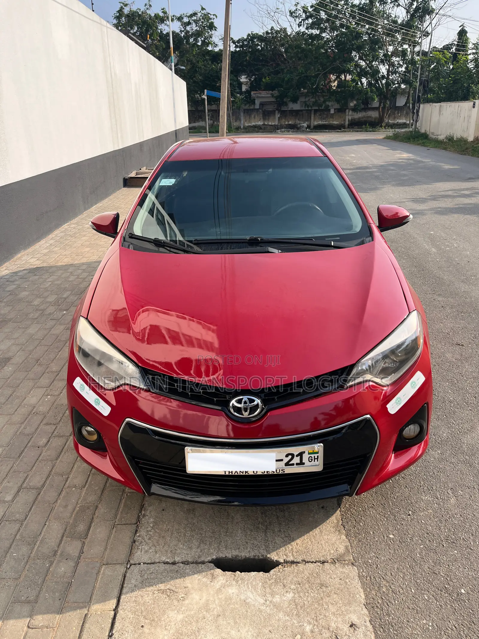 Toyota Corolla S 4dr Sedan (1.8L 4cyl CVT) 2015 Red