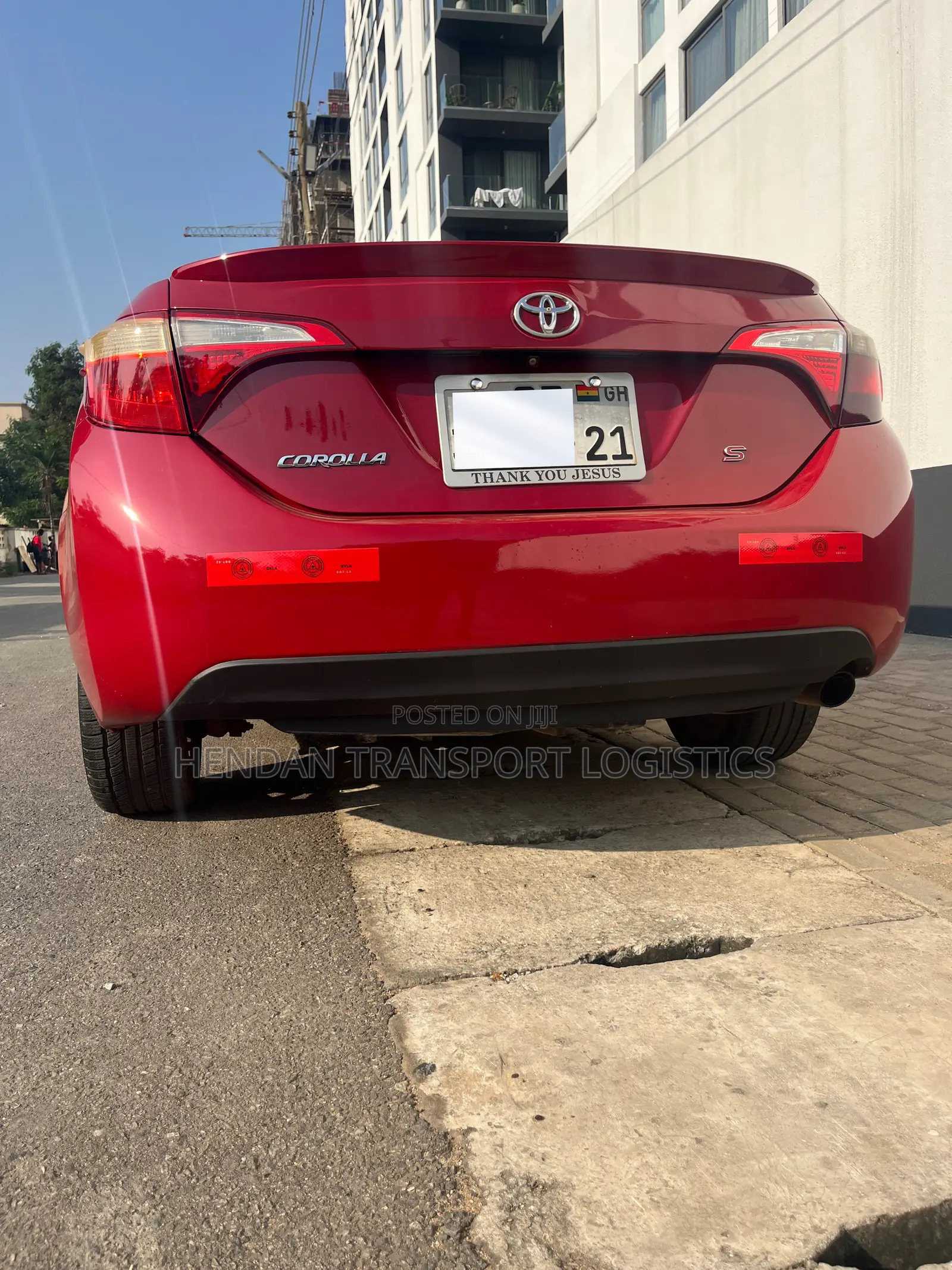 Toyota Corolla S 4dr Sedan (1.8L 4cyl CVT) 2015 Red