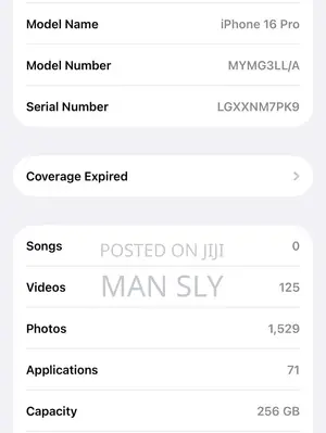 Apple iPhone 16 Pro 256 GB Black