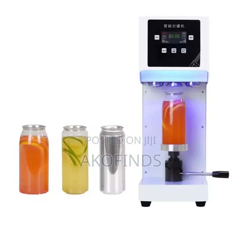 Automatic Up Can Sealing Machine With Cans (50pcs) | 500ml