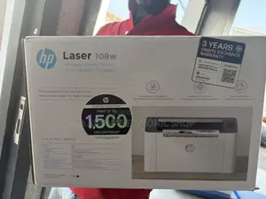 HP 108w Laser Jet Printer With Wi-Fi Print Only Function