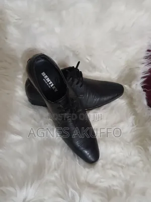 Black Quality Leather Shoe for Sale.