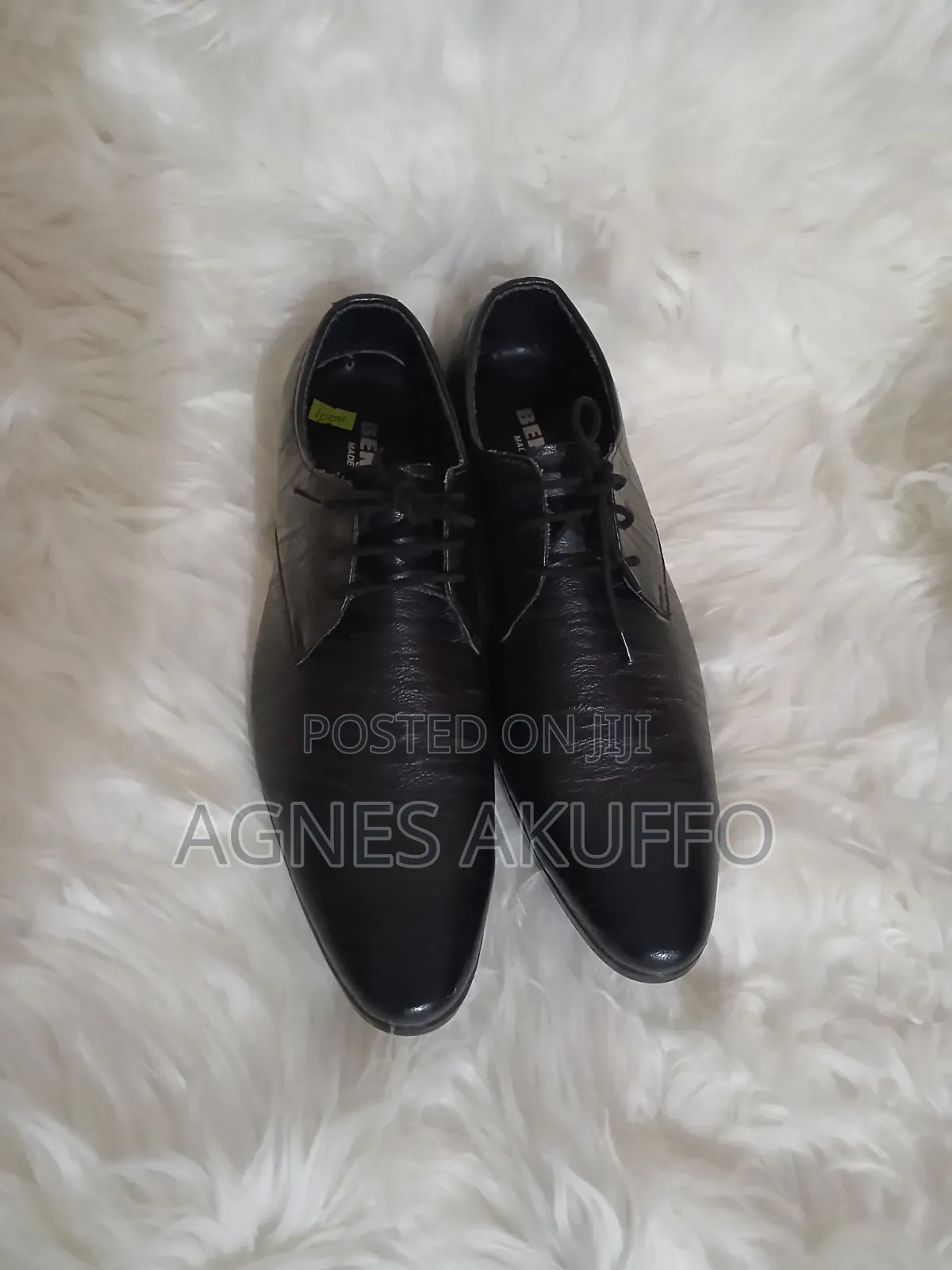 Black Quality Leather Shoe for Sale.