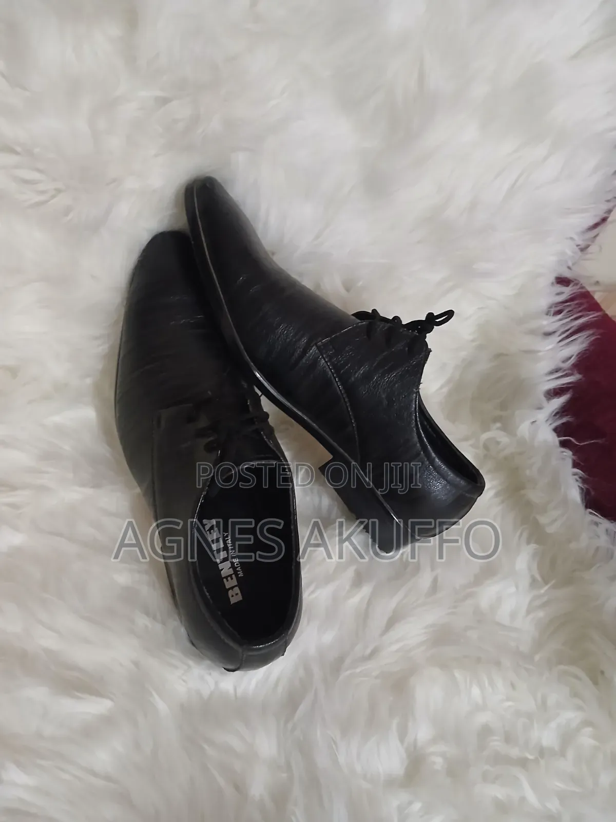 Black Quality Leather Shoe for Sale.