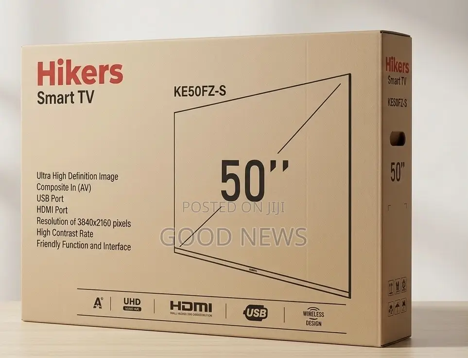 Hikers 50" Frameless Smart LED FHD TV