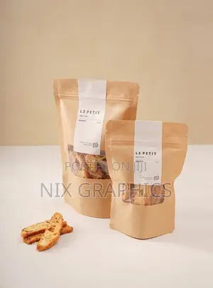 Pouch + Sticker Label Branding