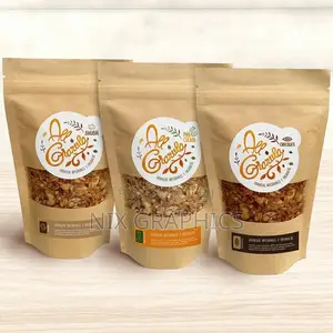 Pouch + Sticker Label Branding