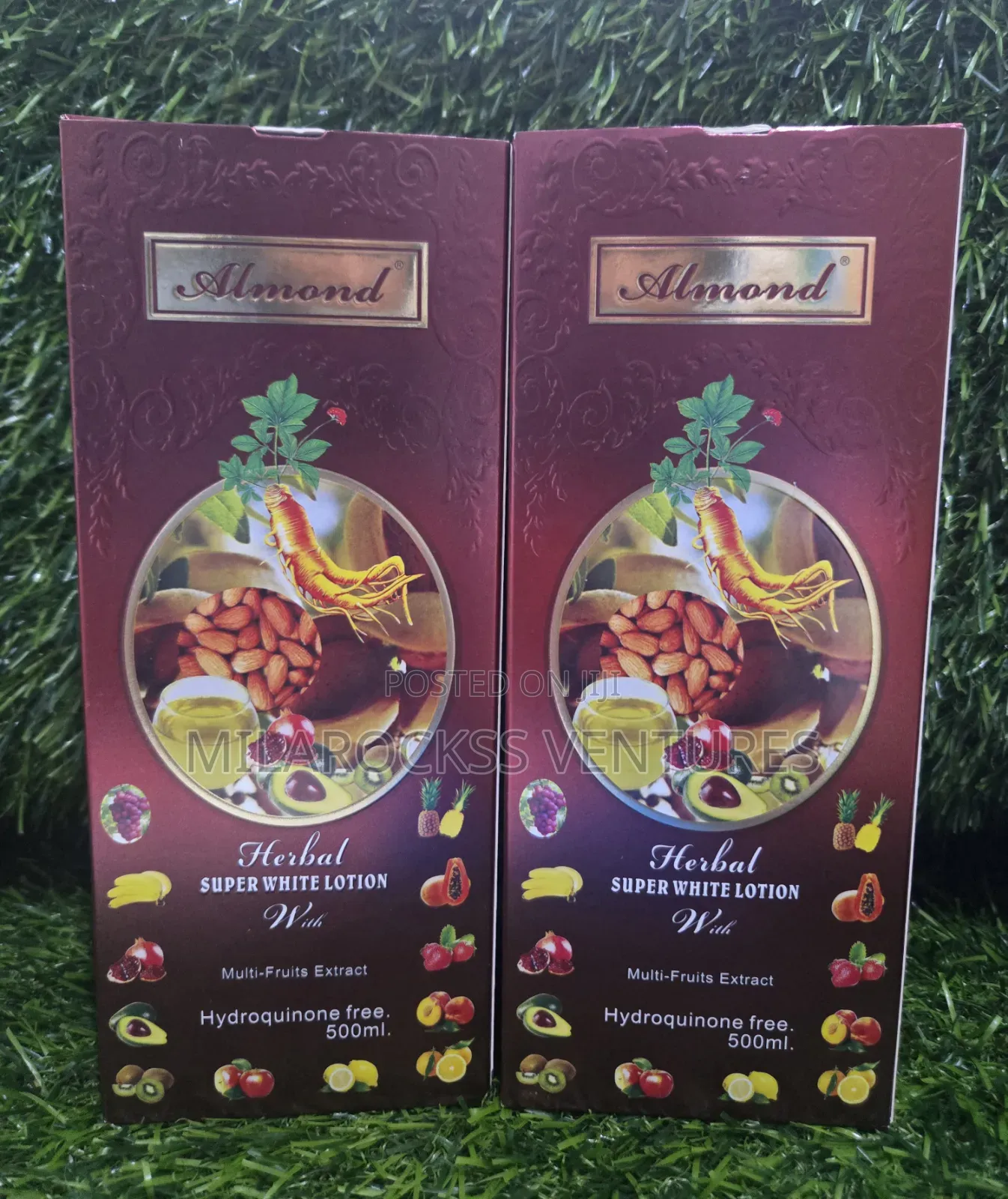 Almond Herbal Super White Lotion. 500ml