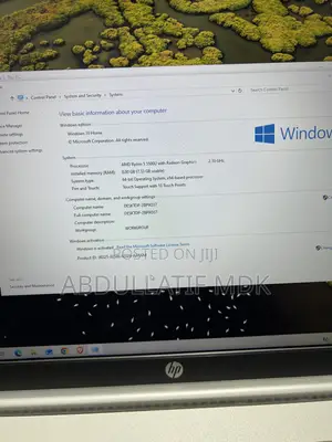 Laptop HP Pavilion 15 8GB AMD Ryzen 5 SSD 256GB