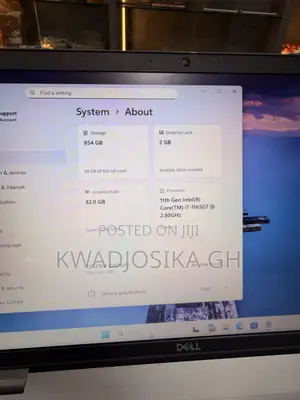 Laptop Dell Precision 3560 32GB Intel Core i7 SSD 1T