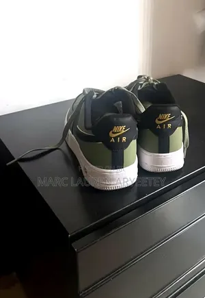 Nike Air Force 1 '07 LV8 "Double Swoosh" – Olive/Black/Gold