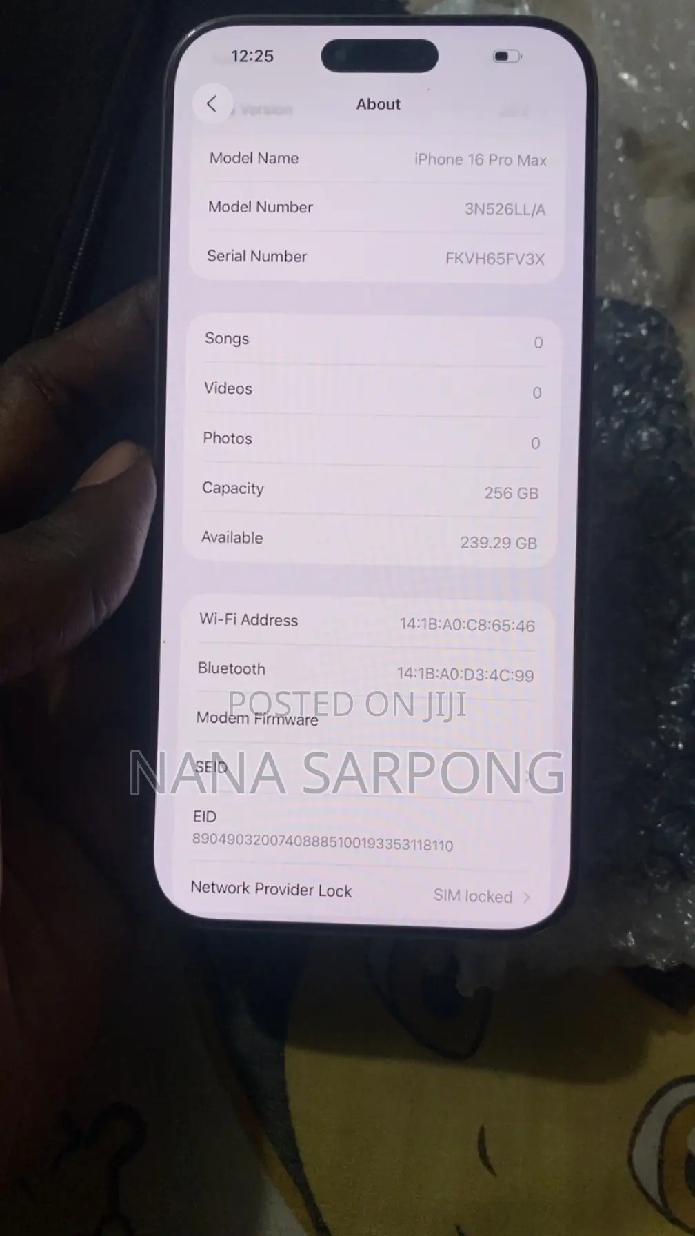 New Apple iPhone 16 Pro Max 256 GB