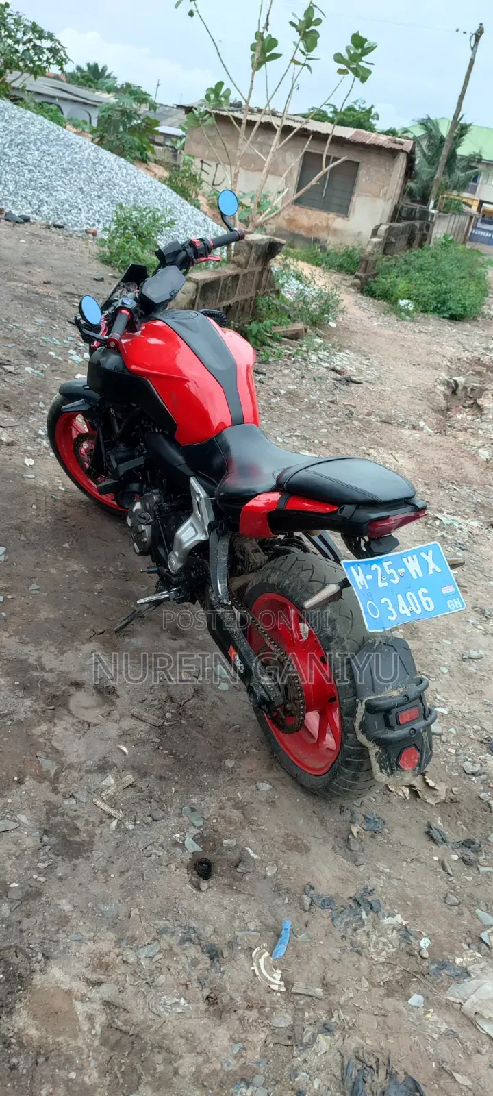 Yamaha FZ-X 2017 Red