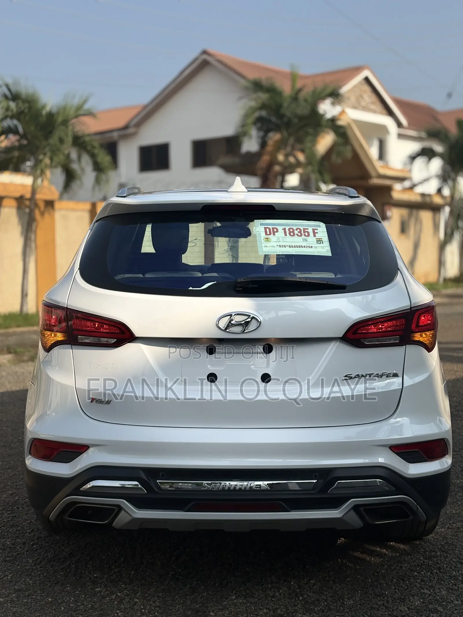 Hyundai Santa Fe 2017 White