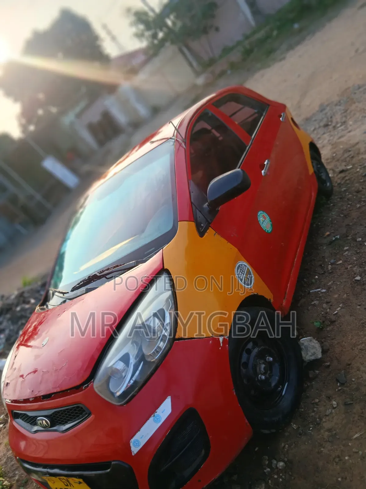 Kia Morning 2012 Red
