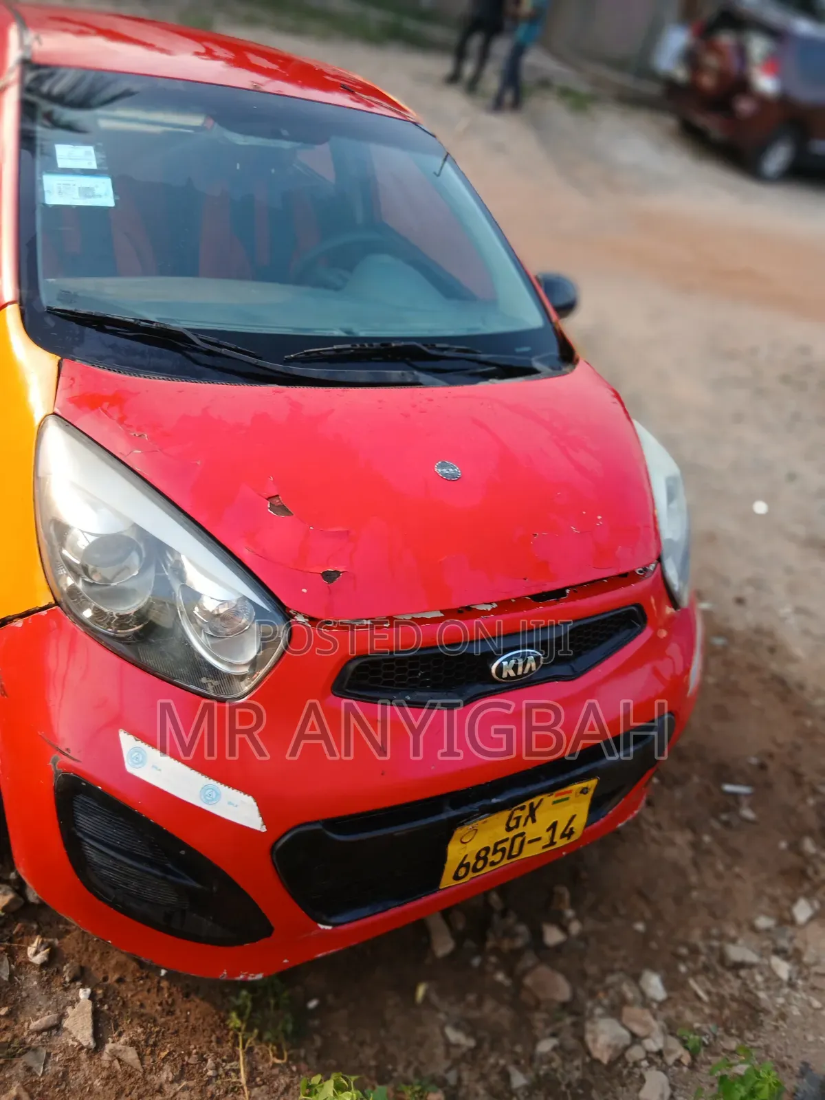 Kia Morning 2012 Red