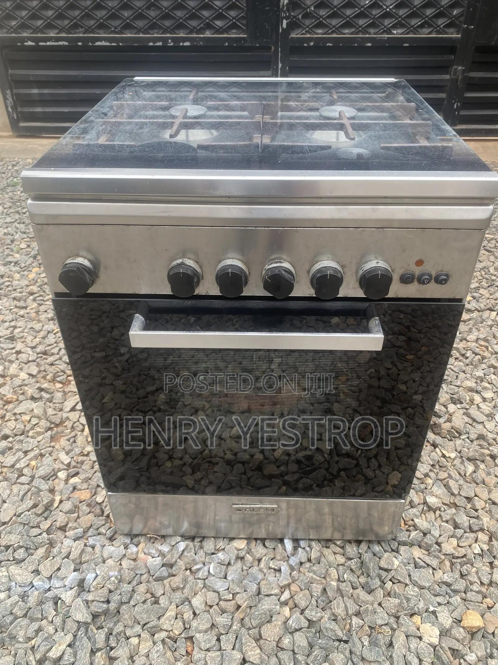 American Type Gas Burner and Oven