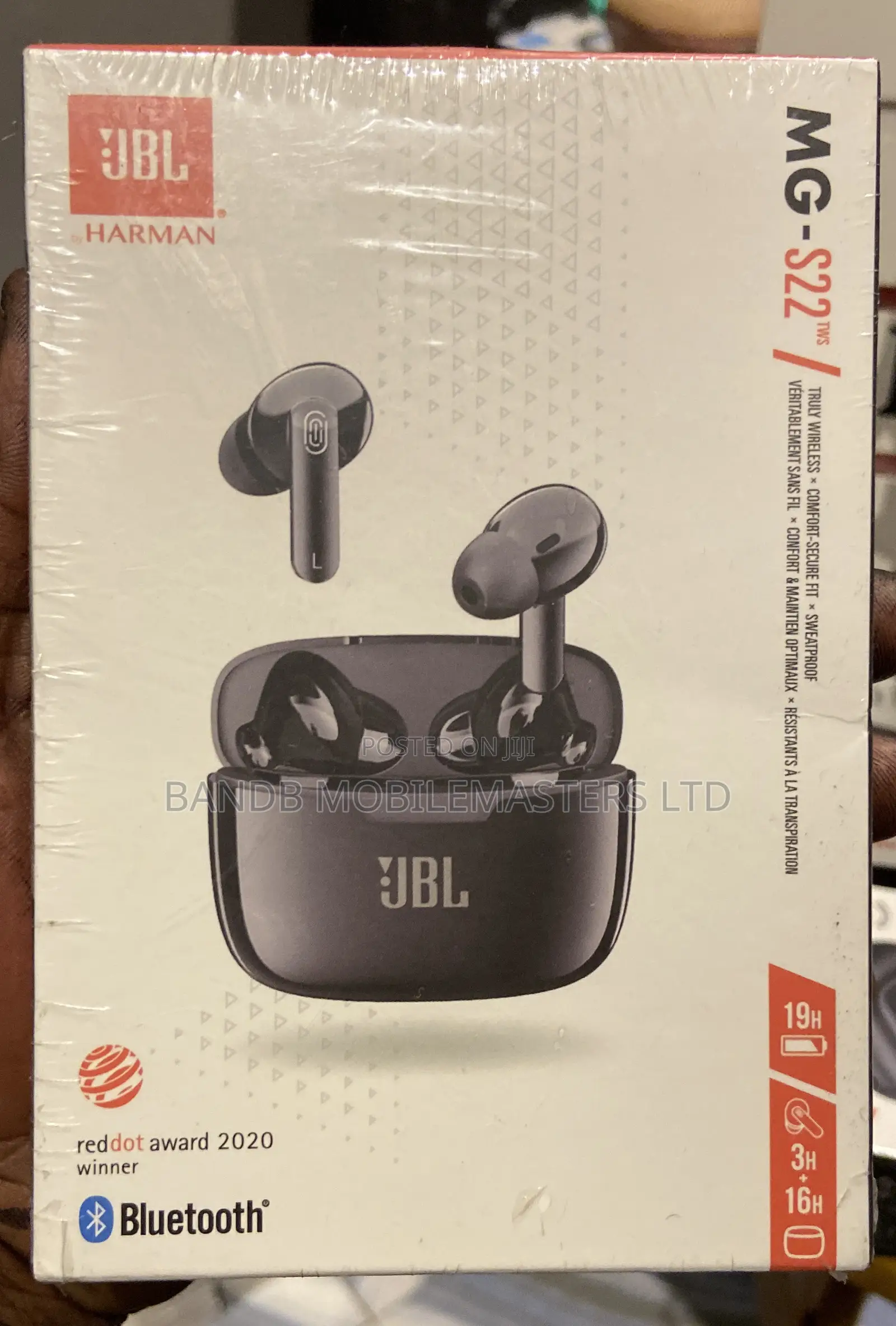 JBL MG-S22 TWS Wireless Bluetooth Earbuds – Only White