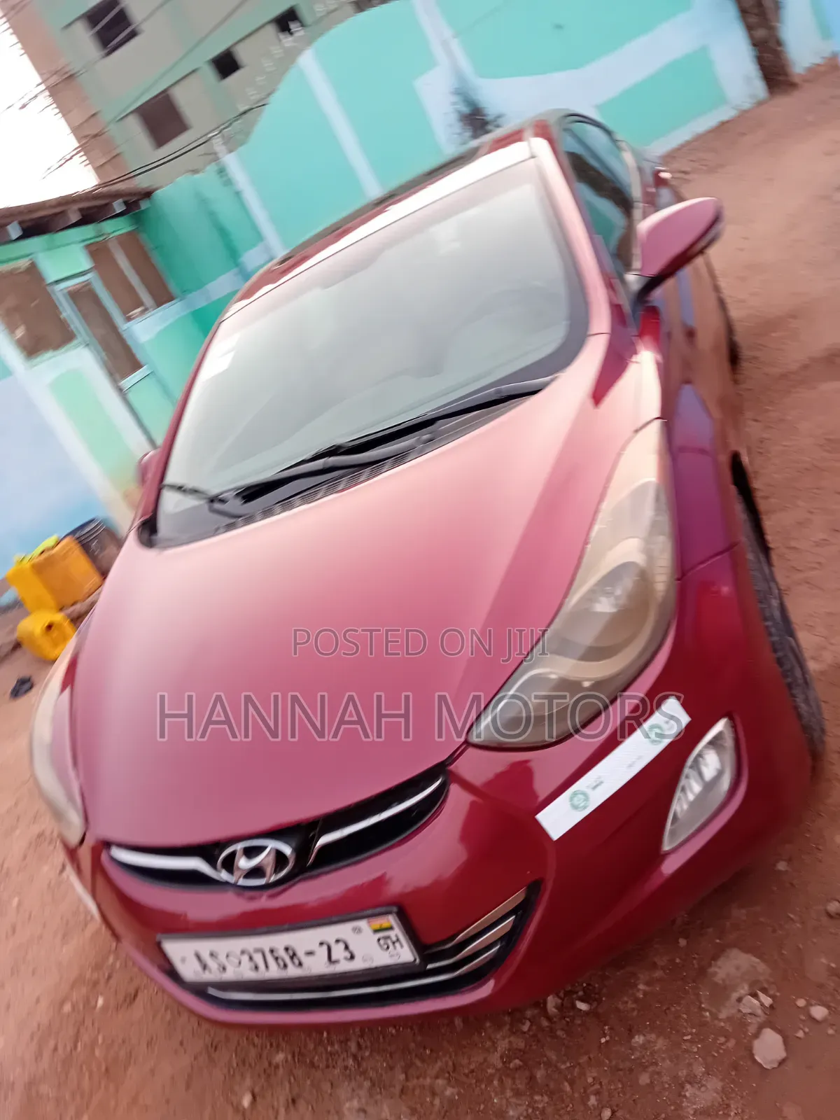 Hyundai Elantra 2013 Red