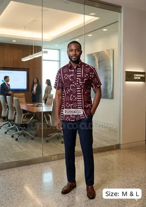 Ready to Wear Male African Print Shirts