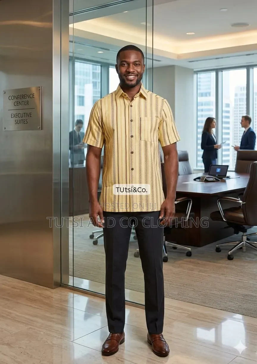 Ready to Wear Male African Print Shirts