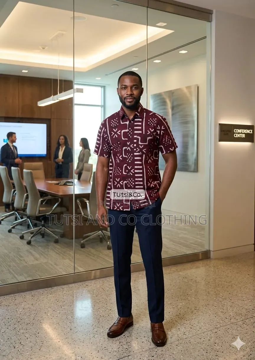 Ready to Wear Male African Print Shirts