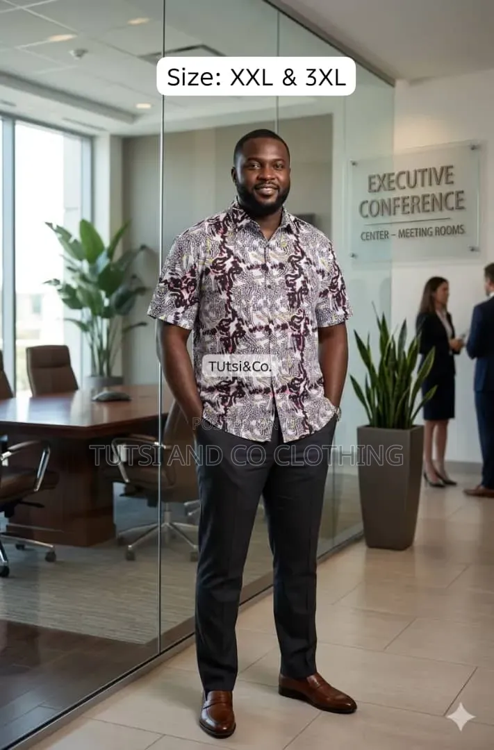 Ready to Wear Male African Print Shirts