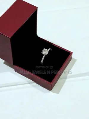 Moissanite Diamond Solitaire Engagement Ring