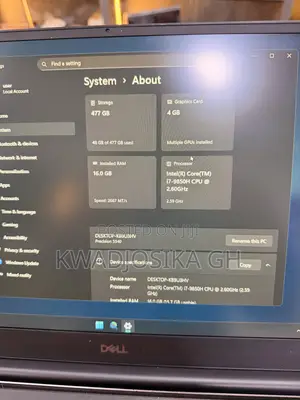 Laptop Dell Precision 15 5540 16GB Intel Core i7 SSD 512GB