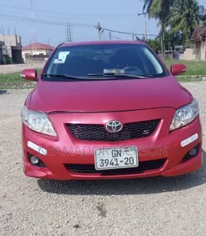 Toyota Corolla Base 4dr Sedan (1.8L 4cyl 5M) 2009 Red